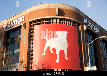 Der Hauptsitz von Zynga in San Francisco, Kalifornien. Stockfoto