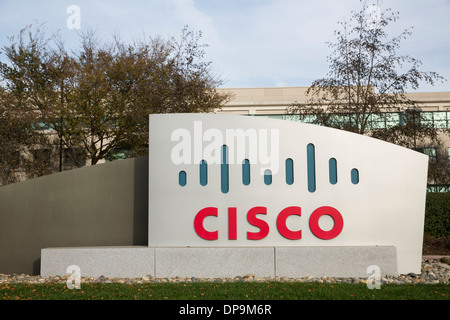 Der Hauptsitz von Cisco Systems in San Jose, Kalifornien. Stockfoto