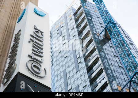 Der Hauptsitz von Twitter in San Francisco, Kalifornien. Stockfoto