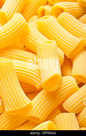 Hintergrund der frische, hausgemachte Maccheroni pasta Stockfoto