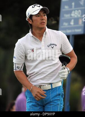 Honolulu, HI, Vereinigte Staaten. 8. Januar 2014. 8. Januar 2014 - Ryo Ishikawa beim pro-am vor den Sony Open im Waialae Country Club in Honolulu, HI. Bildnachweis: Csm/Alamy Live-Nachrichten Stockfoto