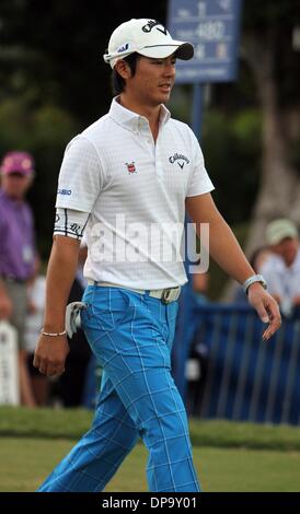 Honolulu, HI, Vereinigte Staaten. 8. Januar 2014. 8. Januar 2014 - Ryo Ishikawa beim pro-am vor den Sony Open im Waialae Country Club in Honolulu, HI. Bildnachweis: Csm/Alamy Live-Nachrichten Stockfoto