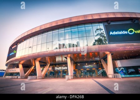 Die neu sanierten Adelaide Oval Südtor. Stockfoto