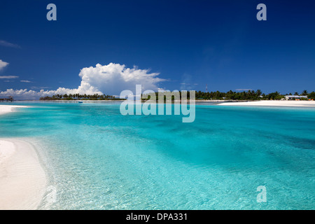 Die Insel Kandooma in Süd Male Atoll, Malediven Stockfoto