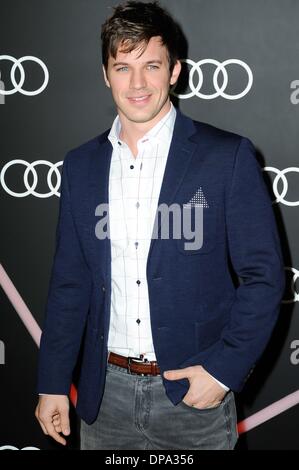 Los Angeles, CA, USA. 9. Januar 2014. Matt Lanter im Ankunftsbereich für Audi feiert Golden Globes Wochenende 2014, Cecconis, Los Angeles, CA 9. Januar 2014. Bildnachweis: Sara Cozolino/Everett Collection/Alamy Live-Nachrichten Stockfoto