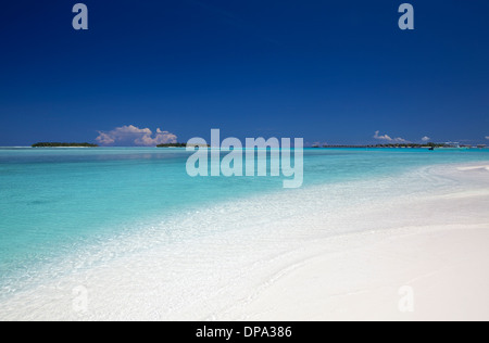 Die Insel Kandooma in Süd Male Atoll, Malediven Stockfoto