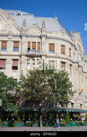 Restaurant in Piata Victoriei, Timisoara, Banat, Rumänien Stockfoto