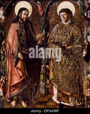 Altar des Heiligen Jakobus Und Stephanus / Altar des Heiligen Jakobus und Stephen Marx Reichlich 1460 / 1520 Deutsch Deutschland Stockfoto