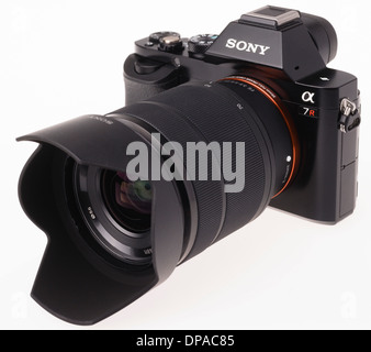 Digitale Fotoausrüstung - Sony Alpha A7R Stockfoto