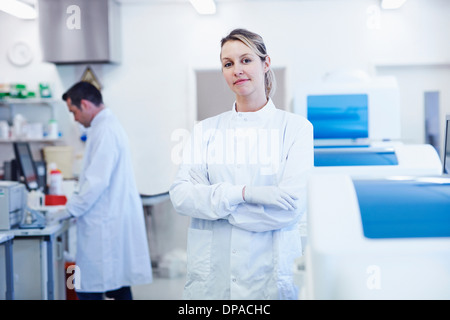 Porträt der Forscher im Labor Stockfoto