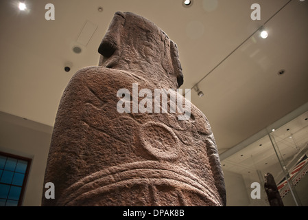 Osterinsel-Köpfe. Moai, sind monolithische menschliche Figuren von Rapa Nui Menschen geschnitzt Stockfoto