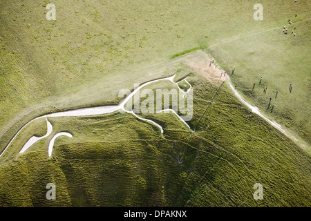 Oxfordshire aus der Luft Stockfoto