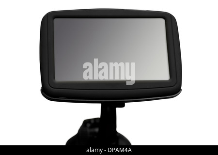 GPS-Gerät isoliert auf weiss Stockfoto