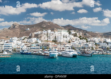 Der griechischen Insel Naxos in der Ägäis. Stockfoto