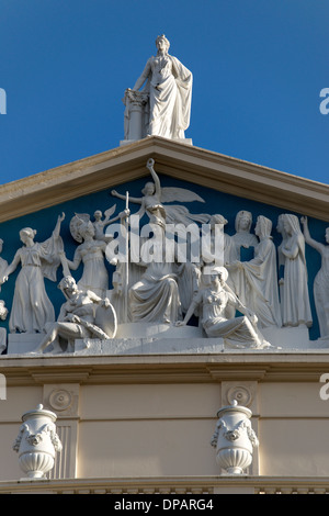 Griechische Statuen Cumberland Terrasse Regents Park London England Stockfoto