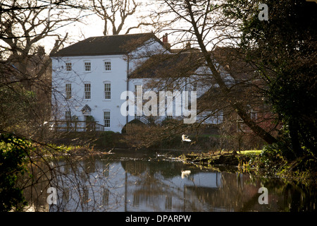 Mill House Fluss Yare Cringleford Norwich Norfolk England UK Stockfoto