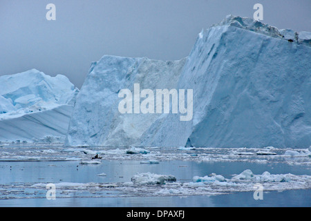 Eisberge in Disko-Bucht, Ilulissat, Westgrönland Stockfoto