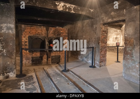 Gaskammer und Krematorium, KZ Auschwitz, Oswiecim, Polen, Europa Stockfoto