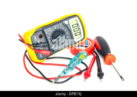 Elektrikerwerkzeuge Stockfoto