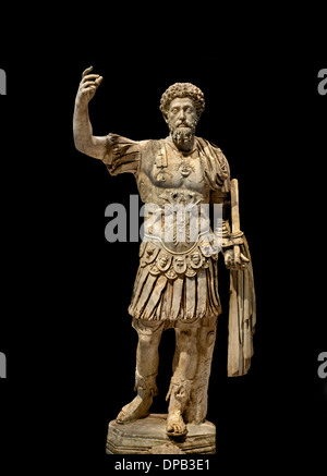 Marcus Aurelius Roman Kaiser (161-180 n. Chr.) Rom Italien Stockfoto