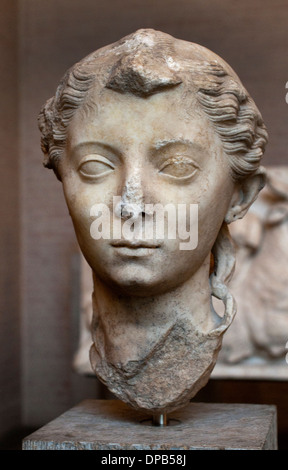 Porträt einer römischen Frau assimiliert, um das Aussehen der Kaiserin Livia 1. Jahrhundert n. Chr. Rom Italien Italienisch Stockfoto