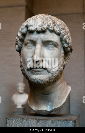 Hadrian - Kaiser Hadrianus Augustus 117 – 138 n. Chr. römische Rom Italien Italienisch Stockfoto