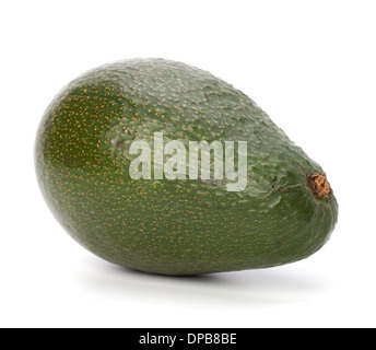 Avocado auf weißem Hintergrund Stockfoto