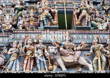 Sri Mariamman Temple, Singapur Stockfoto