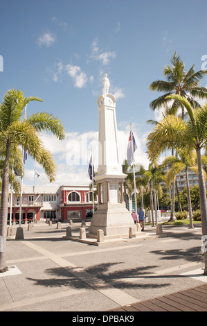 WW1 Kriegerdenkmal. Cairns Esplanade. Stockfoto