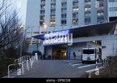 Grenoble, Frankreich. 9. Januar 2014. Grenoble Krankenhaus wo Michael Schumacher im Krankenhaus ist nach einem Sturz beim Skifahren, CHU Grenoble, Frankreich. Bildnachweis: Thibaut/Alamy Live-Nachrichten Stockfoto