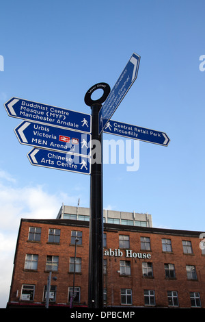 Hebel-Straße, Stevenson Platz, Manchester UK, nördlichen Viertel N4 oder NQ 2, Manchester City Centre, Großbritannien Stockfoto