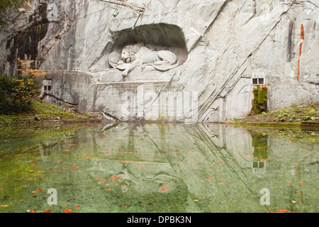 Die sterbenden Löwendenkmal in Luzern, Schweiz Stockfoto