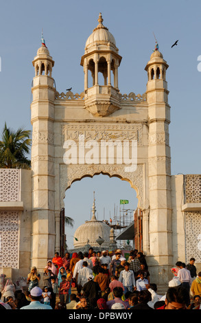 Die haji Ali Dargah Moschee in Bombay Stockfoto