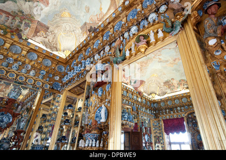 Deutschland, Berlin, Schloss Charlottenburg, Zimmer von chinesischem Porzellan Stockfoto