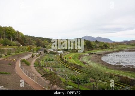 Inverewe Garden ist ein botanischer Garten in den schottischen Highlands, in der Nähe von Poolewe Stockfoto