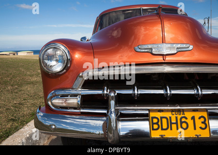 Makellose 1953 Chevrolet Bel Air Automobile in Havanna, unter einem geschätzten 60.000 Pre-embargo uns Motoren noch Überlebenden in Kuba Stockfoto