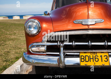 Makellose 1953 Chevrolet Bel Air Automobile in Havanna, unter einem geschätzten 60.000 Pre-embargo uns Motoren noch Überlebenden in Kuba Stockfoto