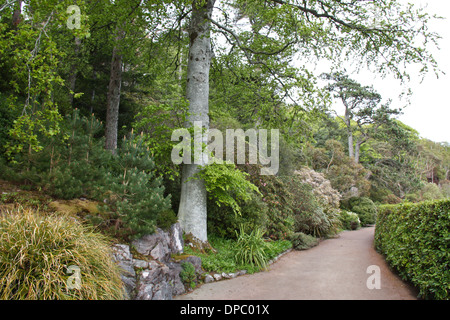 Inverewe Garden ist ein botanischer Garten in den schottischen Highlands, in der Nähe von Poolewe Stockfoto