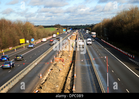 M1 Autobahn J29 Derbyshire, UK. Stockfoto