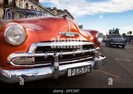 Makellose 1953 Chevrolet Bel Air Automobile in Havanna, unter einem geschätzten 60.000 Pre-embargo uns Motoren noch Überlebenden in Kuba Stockfoto