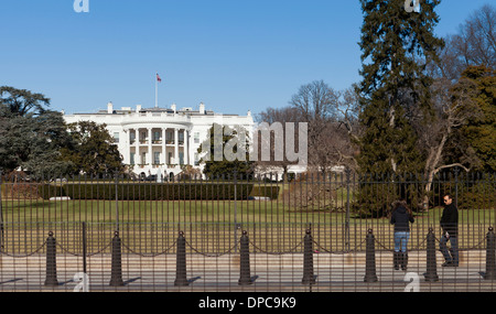 Das weiße Haus Süden Portico - Washington DC USA Stockfoto