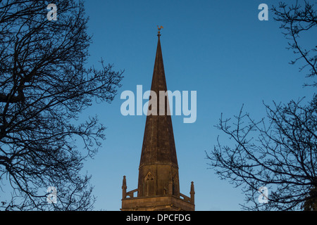Kirche, St. Helens, Abingdon, Oxfordshire, Spire Stockfoto