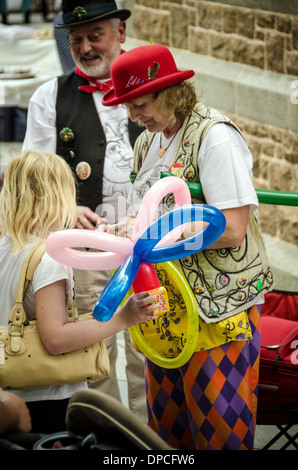 Clown-Festival in Jersey, Kanalinseln, Großbritannien Stockfoto