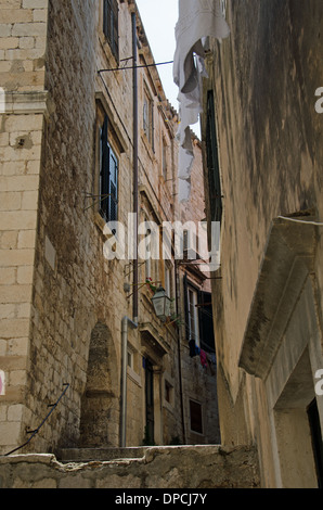 Eine Gasse in Kroatien "Dubrovnik" Stockfoto