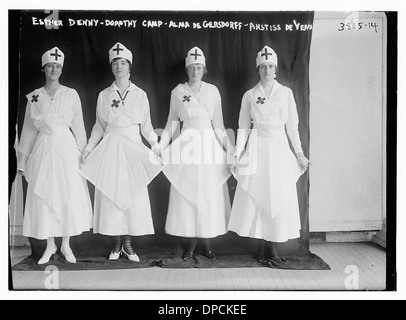 Esther Denny; Dorothy Camp; Alma de Gersdorff; Anstiss de Veau (LOC) Stockfoto