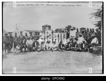 Freibeutern gefangen in der Nähe von Fort Hancock von E Truppe, 13. CAV, 02.08.15 (LOC) Stockfoto