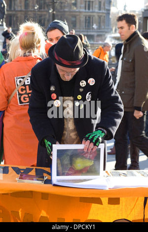 Protest des zwölften Jahrestags der Eröffnung des extralegale Gefangenenlager in Guantánamo Bay Stockfoto