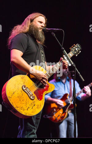 Detroit, Michigan, USA. 12. Januar 2014. Country-Musik Künstler JAMEY JOHNSON durchführen auf seiner '' Leben für A Song Tour'' in The Fillmore Theater in Detroit, MI 11. Januar 2014 Credit: Marc Nader/ZUMA Wire/ZUMAPRESS.com/Alamy Live News Stockfoto