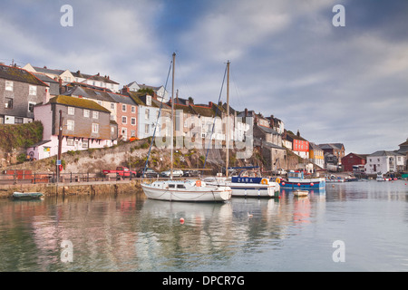 Das kleine Fischerdorf Dorf von Mevagissey in Cornwall. Stockfoto