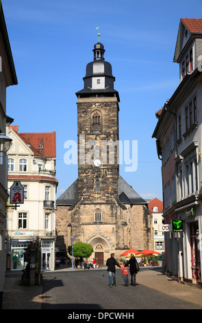 Margarethen-Kirche am Neumarkt, Gotha, Thüringen, Deutschland, Europa Stockfoto